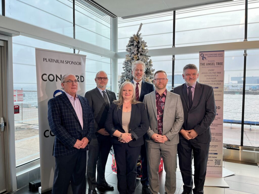 Des représentants lors d’un événement du fonds Concord Adex Survivors Fund.